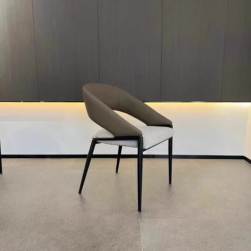 Elegante silla De Comedor italiana De madera maciza con respaldo, diseño minimalista para hogares y restaurantes modernos Sillas De Comedor