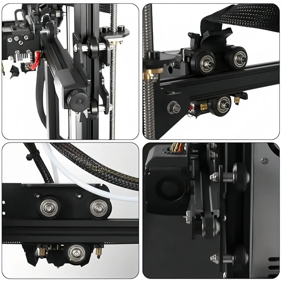 Creality Official Ender 3 Wheel,3D Printer POM Wheel,Plastic Pulley  625zz Linear Bearing for Ender 3/3 V2/3 Pro/ 3 Max/ 5/CR 10 - 6