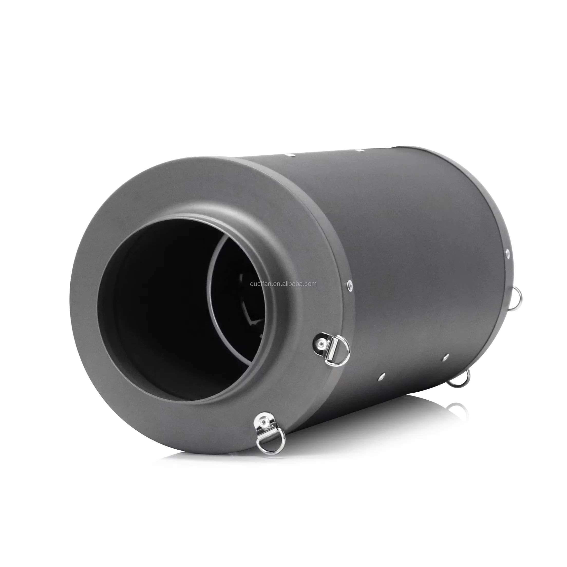 Ventilador de conducto ultrasilencioso de 315 mm 54 dB |   Motor montado en resorte y espuma acústica de 50 mm |   Motor EC con control PWM (opcional) |   CE Cert