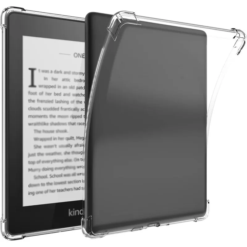 

Прозрачный чехол для Kindle Paperwhite 6 (12-го поколения, 2024) - противоударный защитный чехол с воздушными подушками по углам