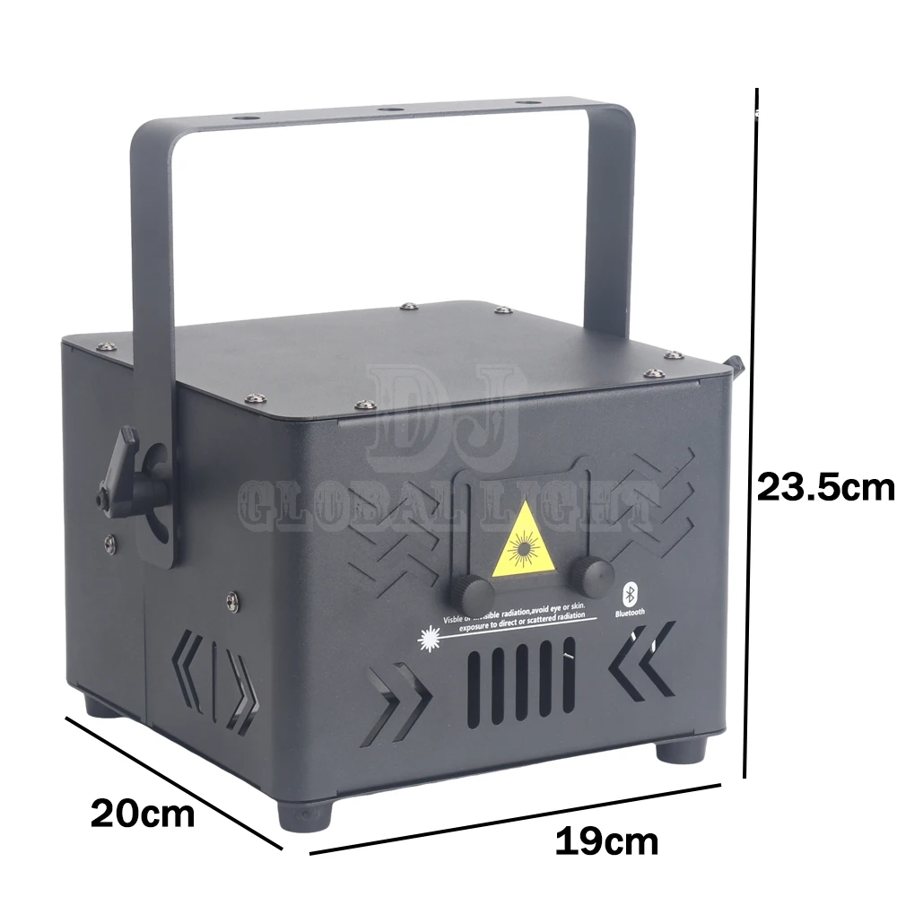 Full Color 3D Animatie Effect 4W 6W RGB Laser Scanner Lichten App Controle DJ Disco Party Bar projector Bruiloft Podiumverlichting