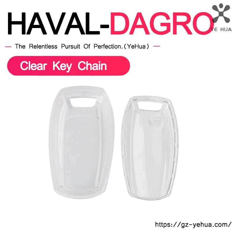 For GWM Haval Dargo 2021 2022 Car Keys Accessories Transparent Car modification keychain anti drop and anti scratch Dagro X