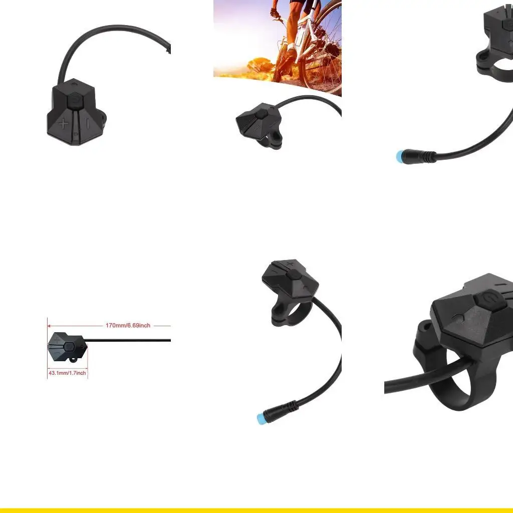 

SZCH 4Pin Bike Switch Button Controller Parts for P850C Push Button Switch Controller