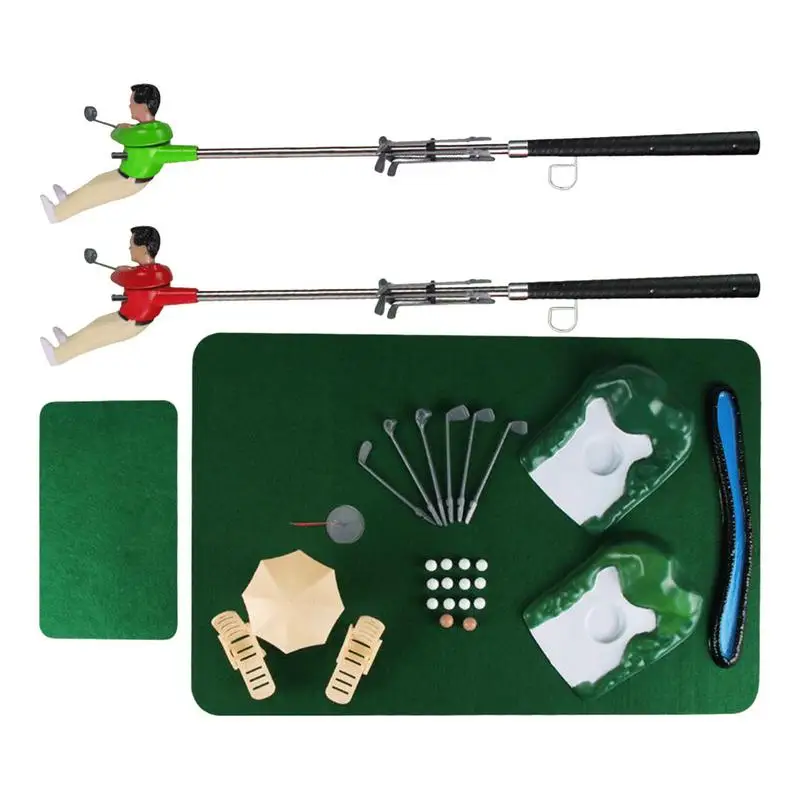 Mini Golf Game Mini Golf Club Doll Set Indoor Parent-child Games Children\'s Educational Plastic Toys Golf Toys Learning Toys