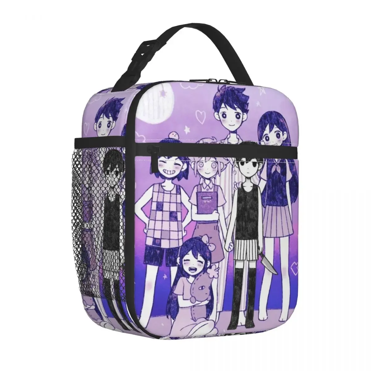 

Sunny Basil Aubrey Kel Insulated Lunch Bags Omori Game Lunch Container Cooler Bag Tote Lunch Box School Outdoor Food Bag