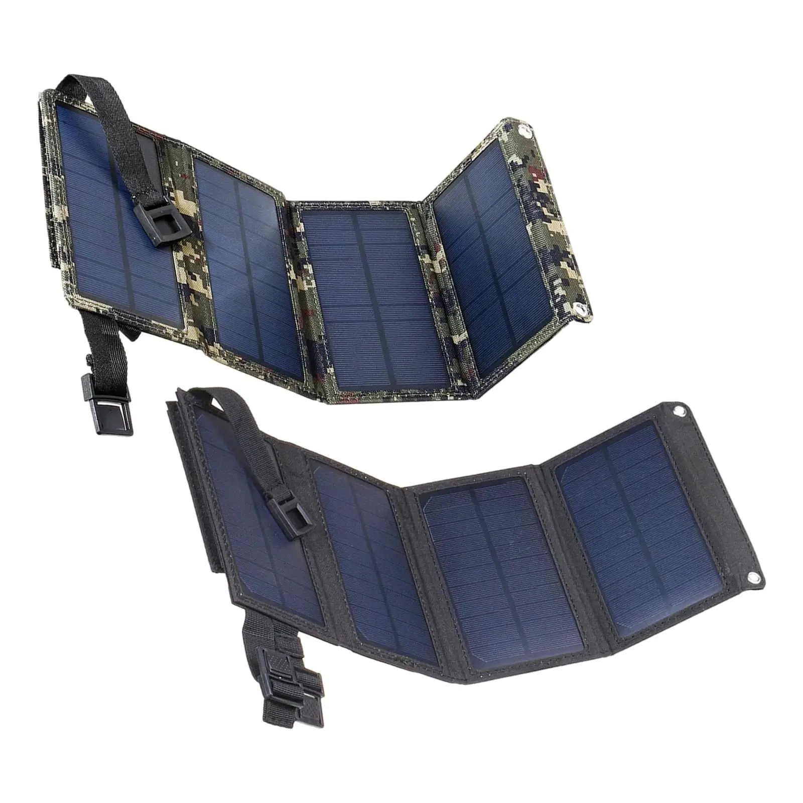 8W Solar Panel Folding Outdoor Camping Hiking Cellphone Charger