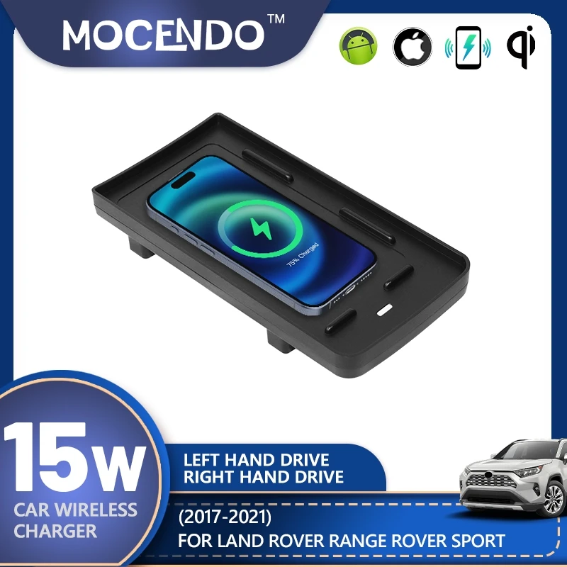 

Беспроводное зарядное устройство для автомобиля Land Rover Range Rover Sport 2014-2022, адаптер быстрой зарядки, аксессуар, автомобильные инструменты