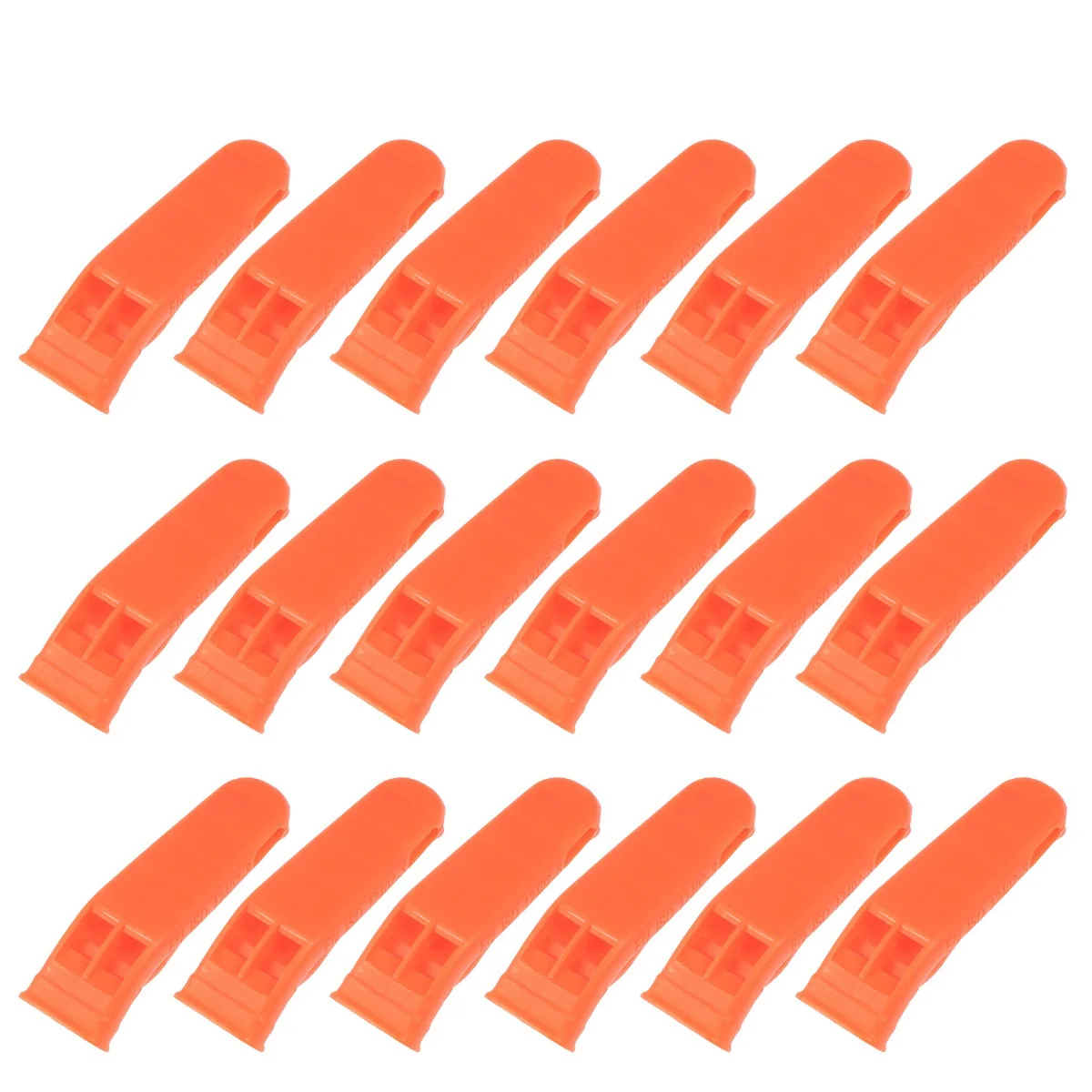 18 Stück Überlebenspfeife, lauter, klarer Klang, Notfallalarm für Sport, Outdoor-Training, Schiedsrichter, Basketball, Fußball, Sicherheitsalarm