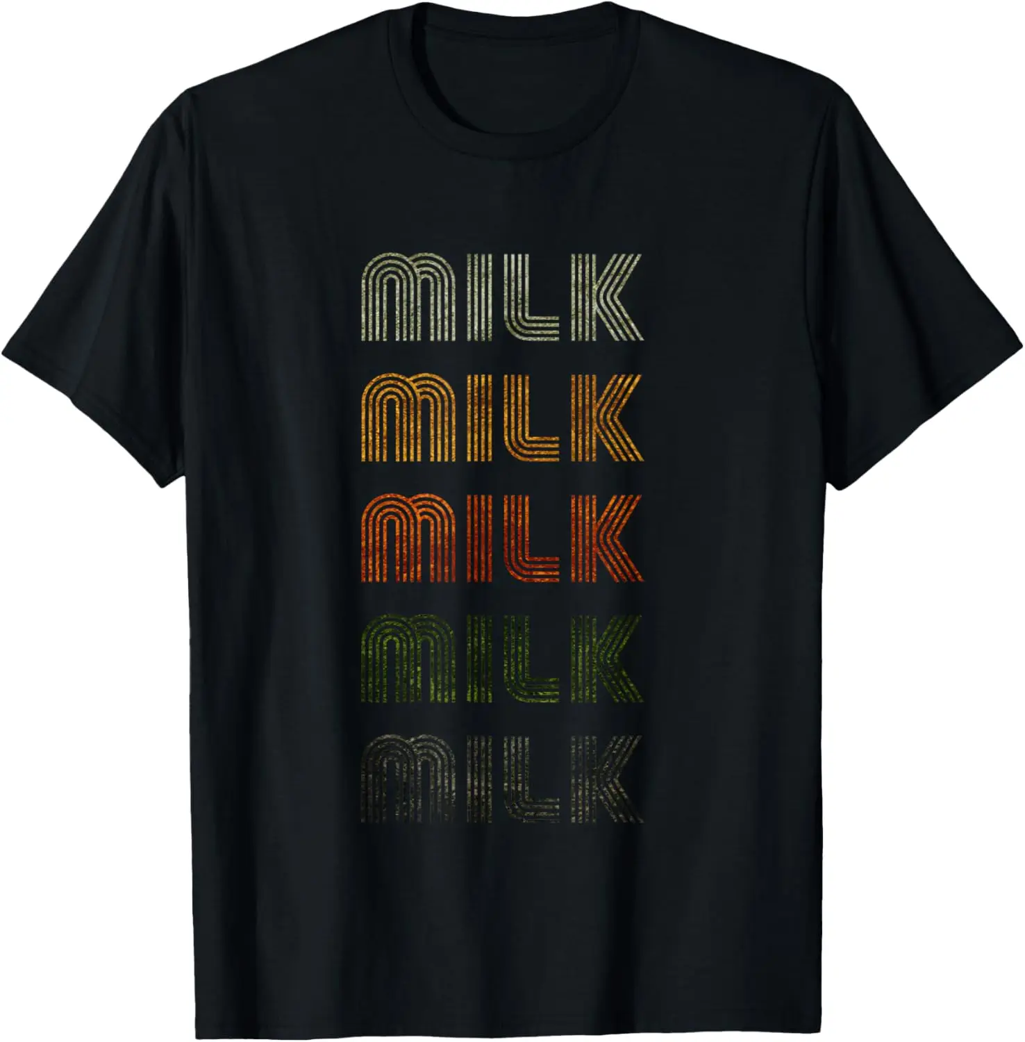 

Love Heart Milk Tee Grunge Vintage Style Black Milk T-Shirt