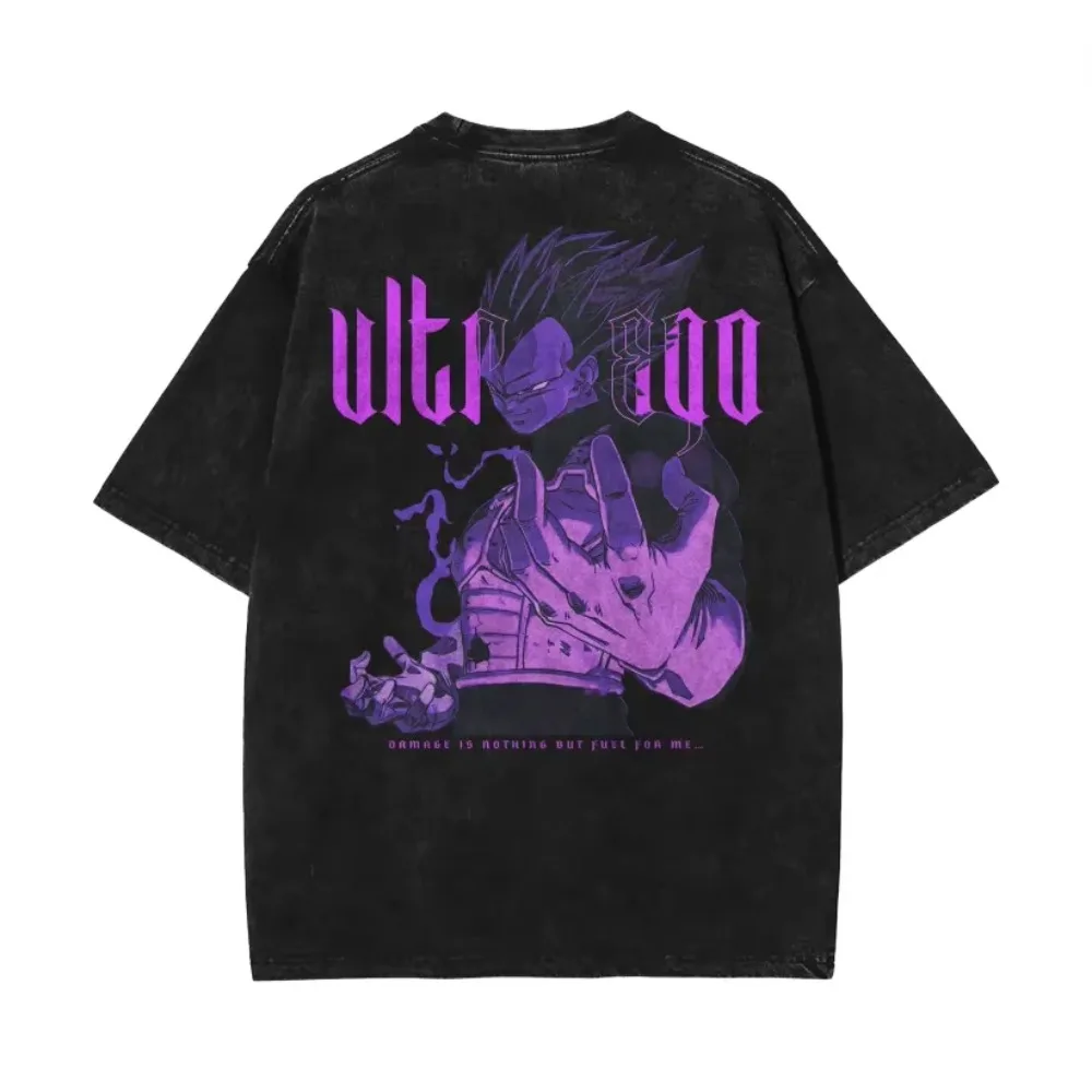 

Dragon Ball Anime Print Graphic T Shirts Man Vintage Washed Women's Oversized Short Sleeve Tees Y2k Clothes Top Summer Unisex