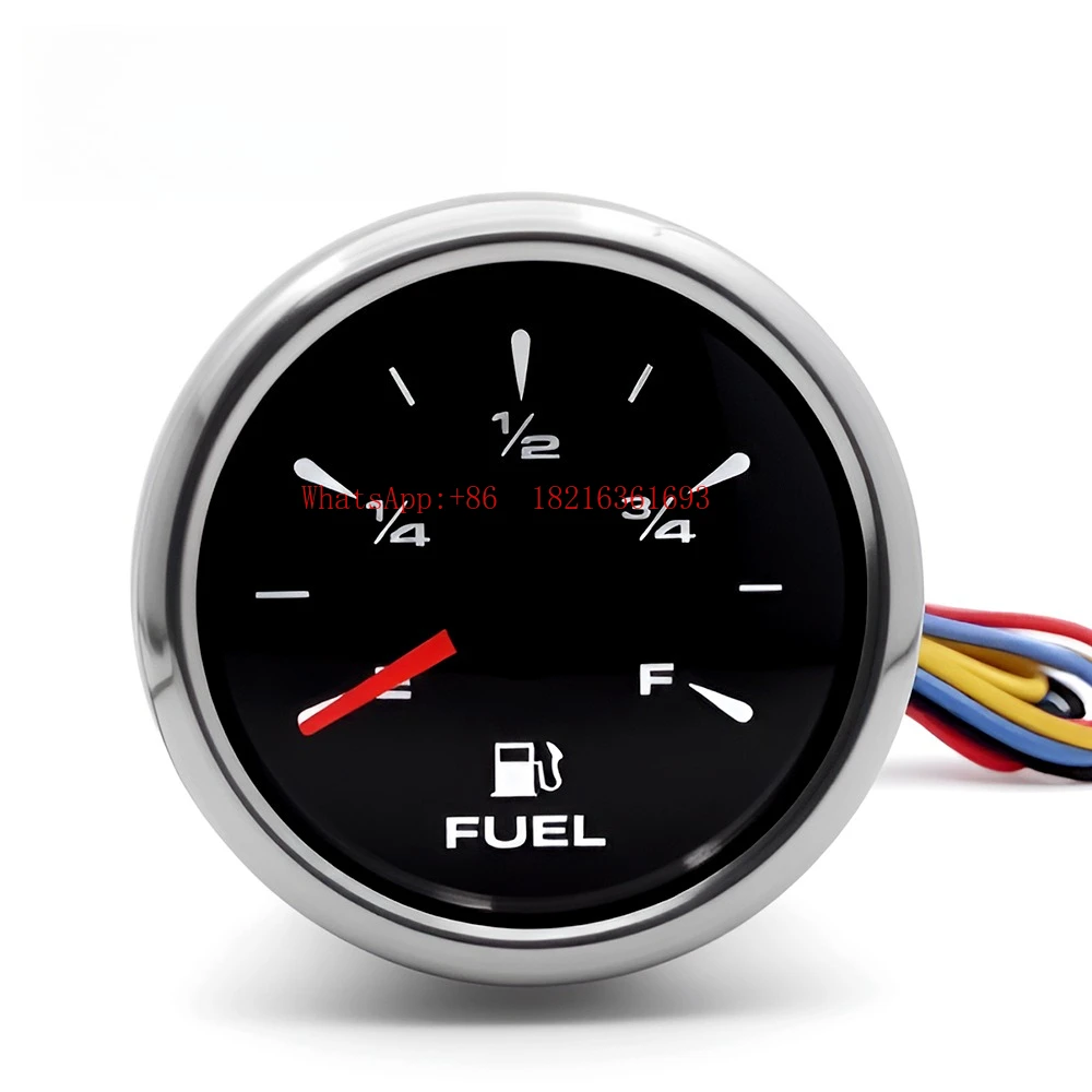 12/24V Resistance Adjustable Floating Oil Stainless Steel 52Mm Improved Fuel Gauge Oil Level Measurement