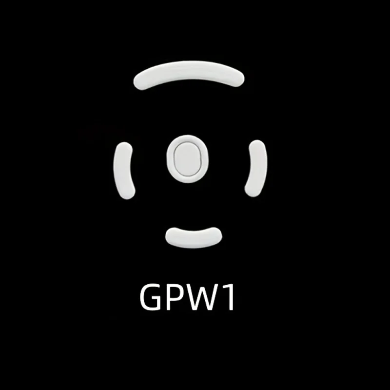 

Replacement Mouse Feet White Rounded Curved Edges Mice Feet sticker Mouse Skates Glide Feet Pads for GPW 1/2/3 G102 G304