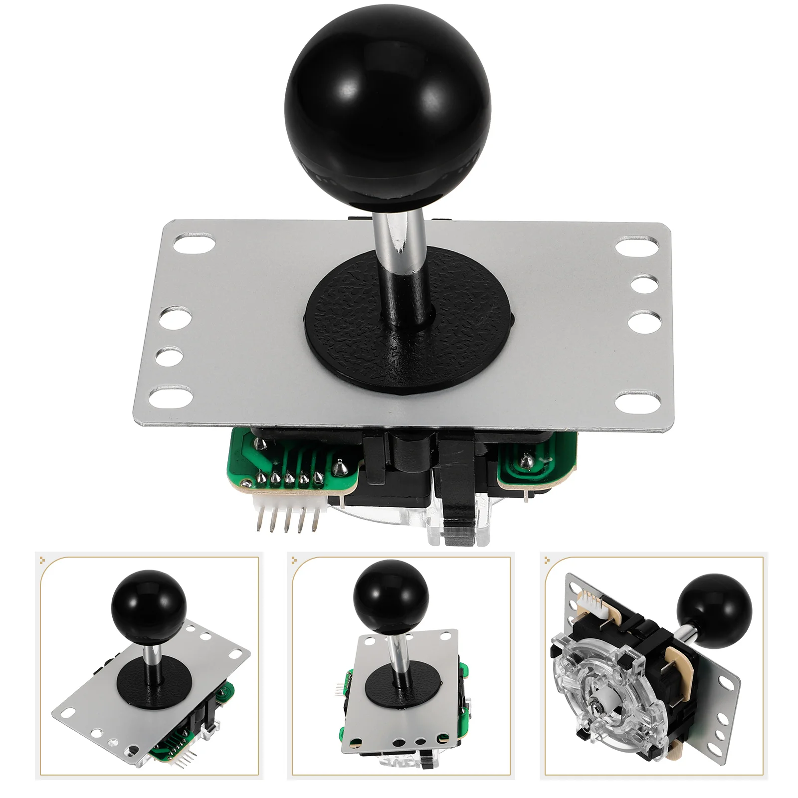 1 Set Stick Replacement Arcade Simulators Durable Abs Micro Switch Joystick Smooth Control Game Controller For Pc Simulation