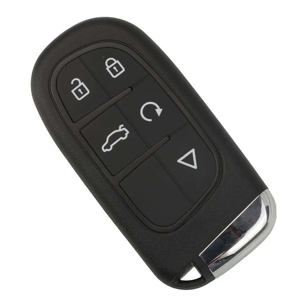 Jingyuqin 1 ชิ้น/ล็อต 5 ปุ่ม Xhorse XSJP01EN XM38 Series สมาร์ทรีโมทคีย์สําหรับรถจี๊ปประเภท 2 สไตล์ Universal Smart Key