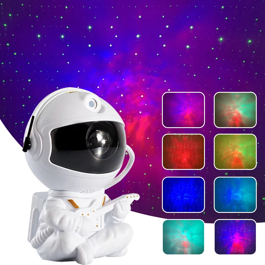 

NEW Astronaut Galaxy Starry Projector Night Light Star Sky Night Lamp For Bedroom Home Decorative Kids Birthday Gift