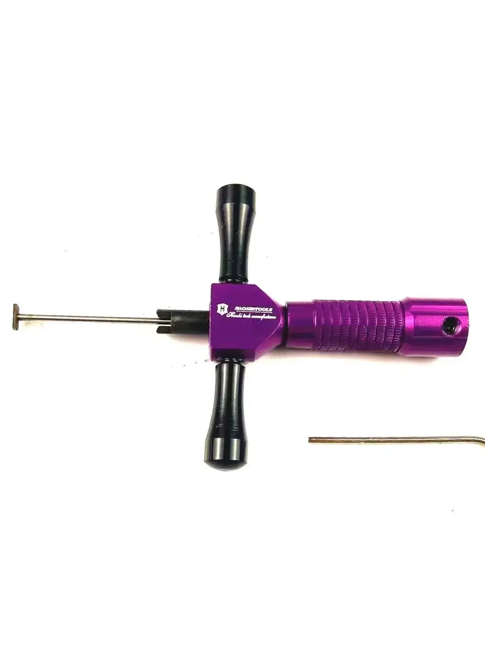 Haoshi Tools Universal-Schlossöffner mit Klingensperre für professionelle Schlosser, Multifunktionales Handwerkzeug für Türschlösser – Detail 1