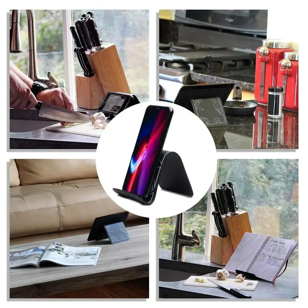 Graffiti DIY Phone Holder Collapsable Multi-functional Travel Phone Stand Durable Portable Adjustable Phone Rack