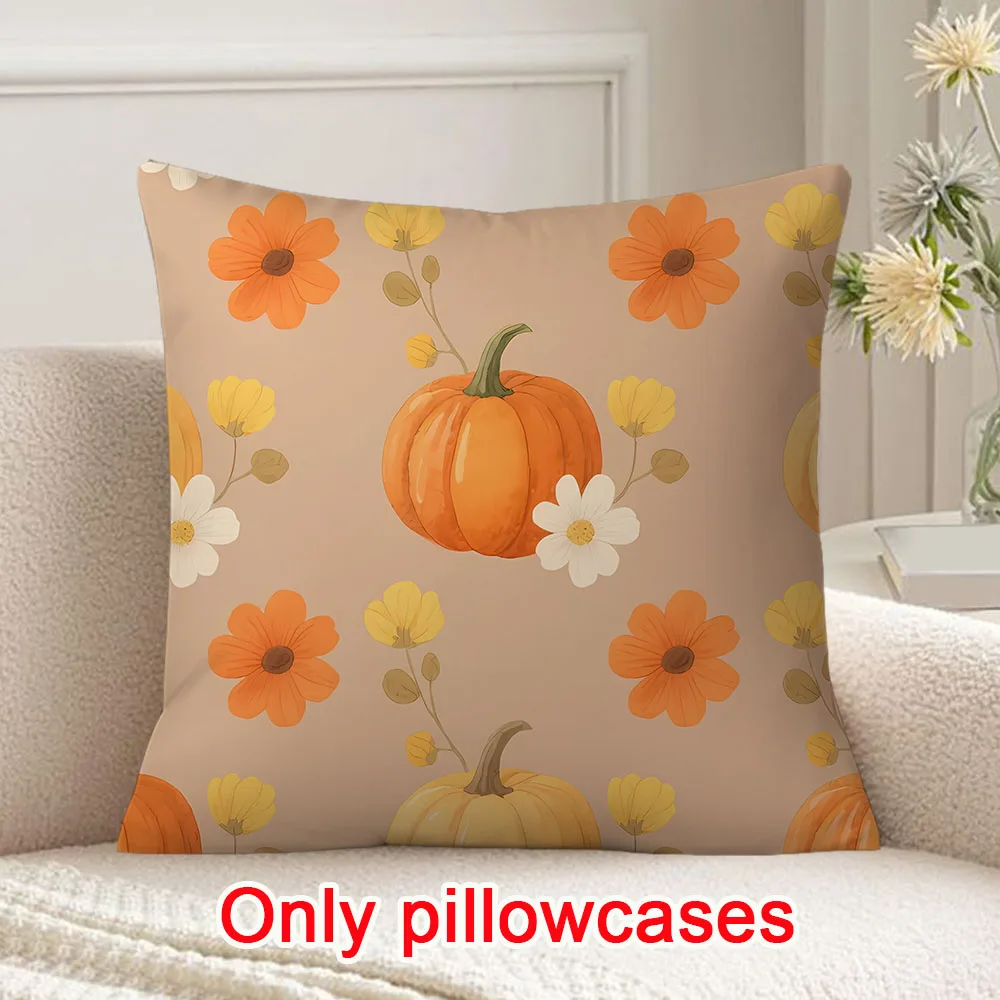 

Thanksgiving Day Pillow cover decorative 45x45 cushions cover for Autumn decor pillow case for gift for family