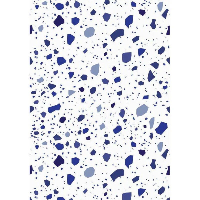 

Blue Speckled Pattern PVC Home Decoration Self Adhesive Wallpapers Living Room Bedroom Kitchen Wall Makeover Furniture Stickers