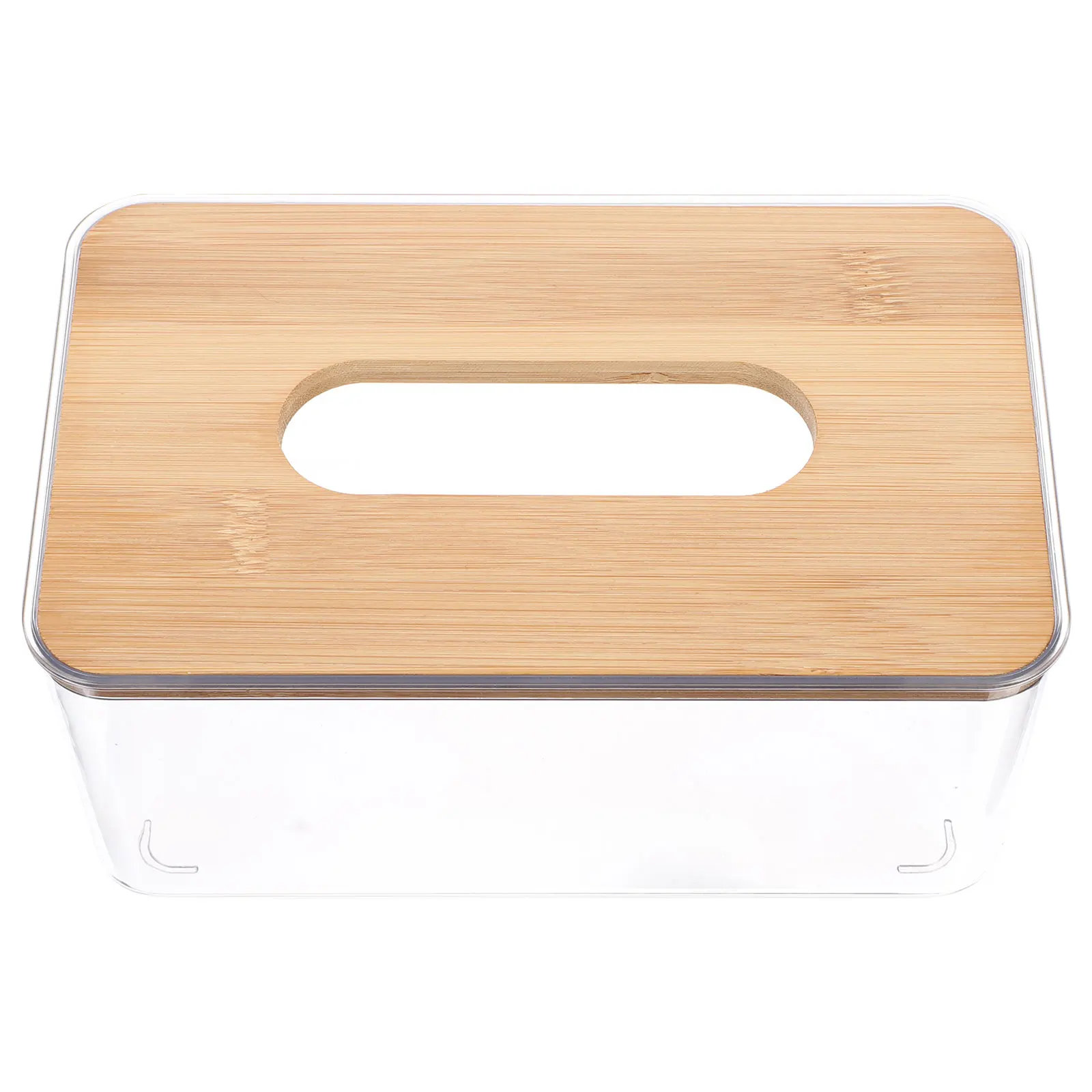 

Napkin Box Tissue Container Wooden Pet Material Home Decoration Compact Size Smooth Edge Paper Towel Holder Vehicle Mounted Cube