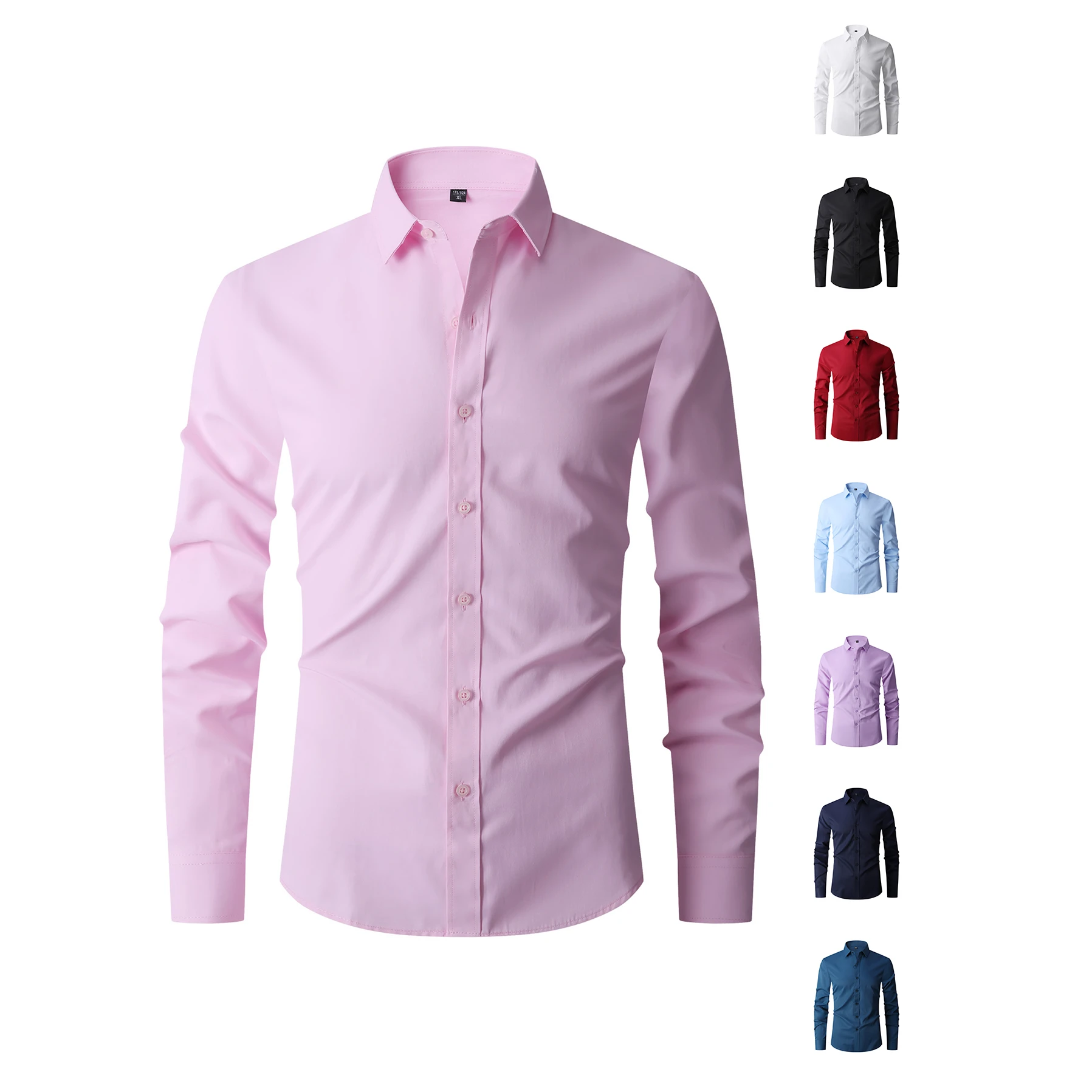 Good Quality Summer Cotton Men - Men Formal Party Wear Shirt 评论和价格