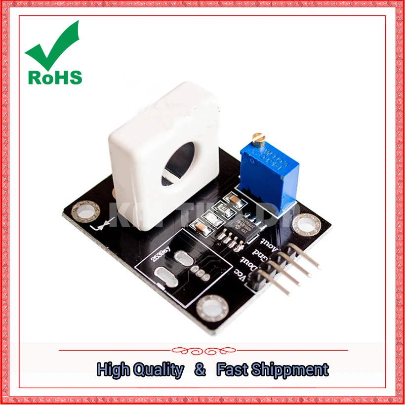 WCS1700 Hall Current Sensor Adjustable 70A Short Circuit Overcurrent Protection Module Board