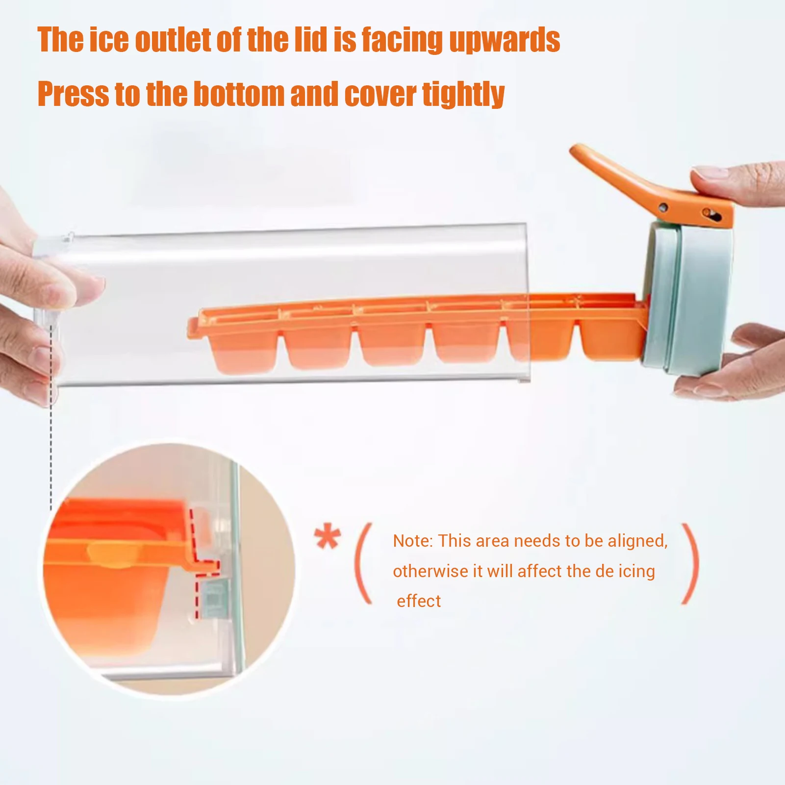 One Handed Pressing Ice Molds Convenient to Release Button Design Ice Lattice Molds Suitable for Ice Drink Juice