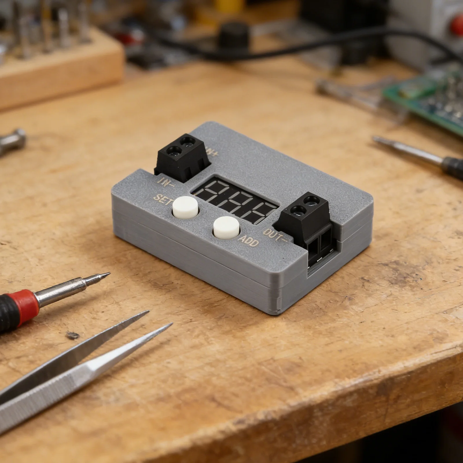 12V Battery Discharge Protector 4-30V Input, Auto Power Cutoff Switch 10A, Adjustable Voltage For Car Accessories