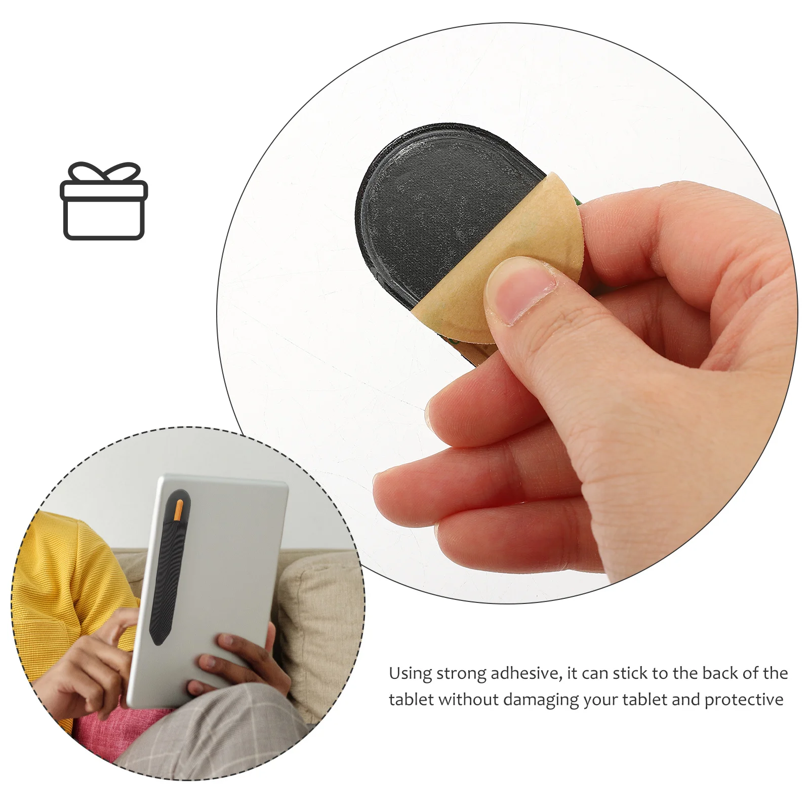 

5Pcs Stylus Holder Adhesive Sleeve Pen Cover Ultra Thin Protective Pocket for Tablet Accessories Scratch Resistant Durable