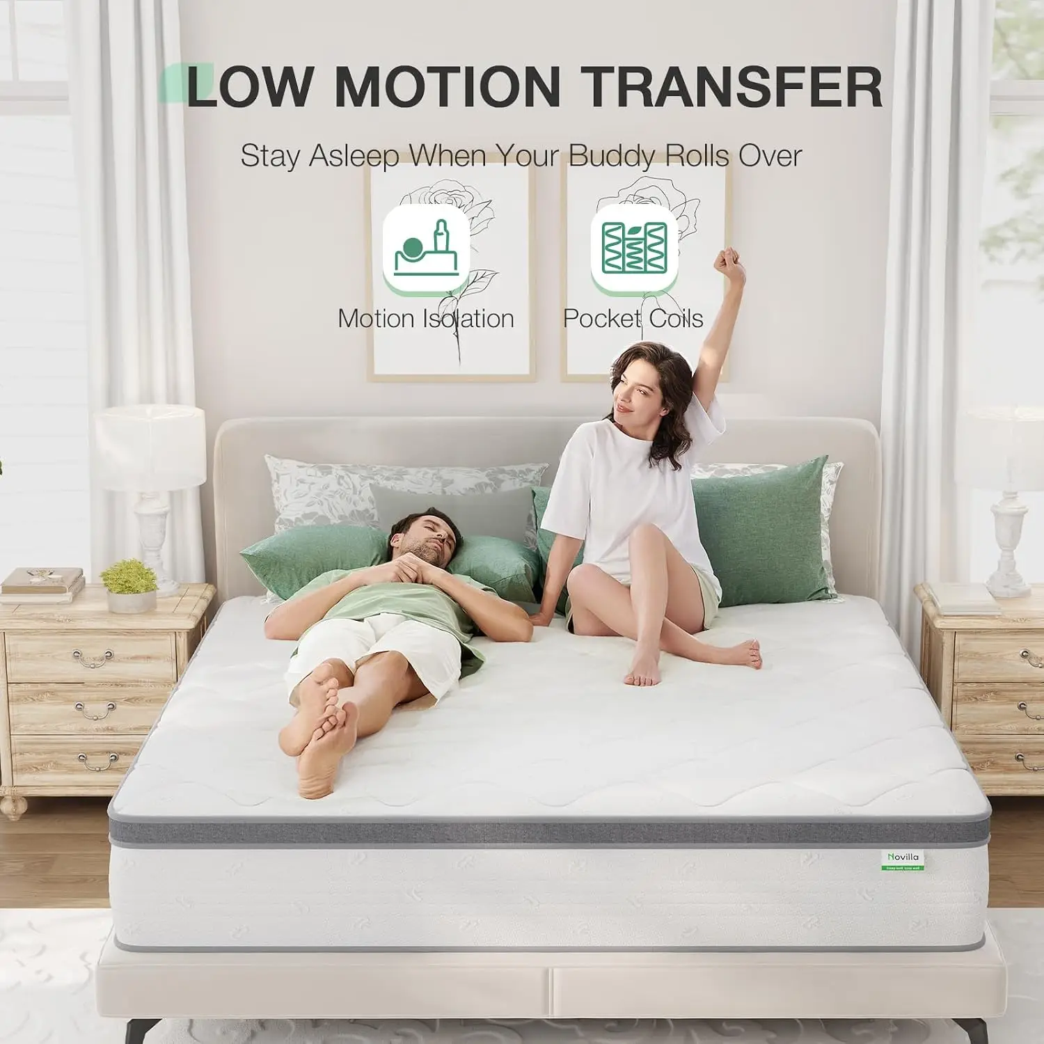 Queen-Matratze 14 Zoll, Hybrid – Memory Foam Mattress In A Box Queen Bewertung und Preis