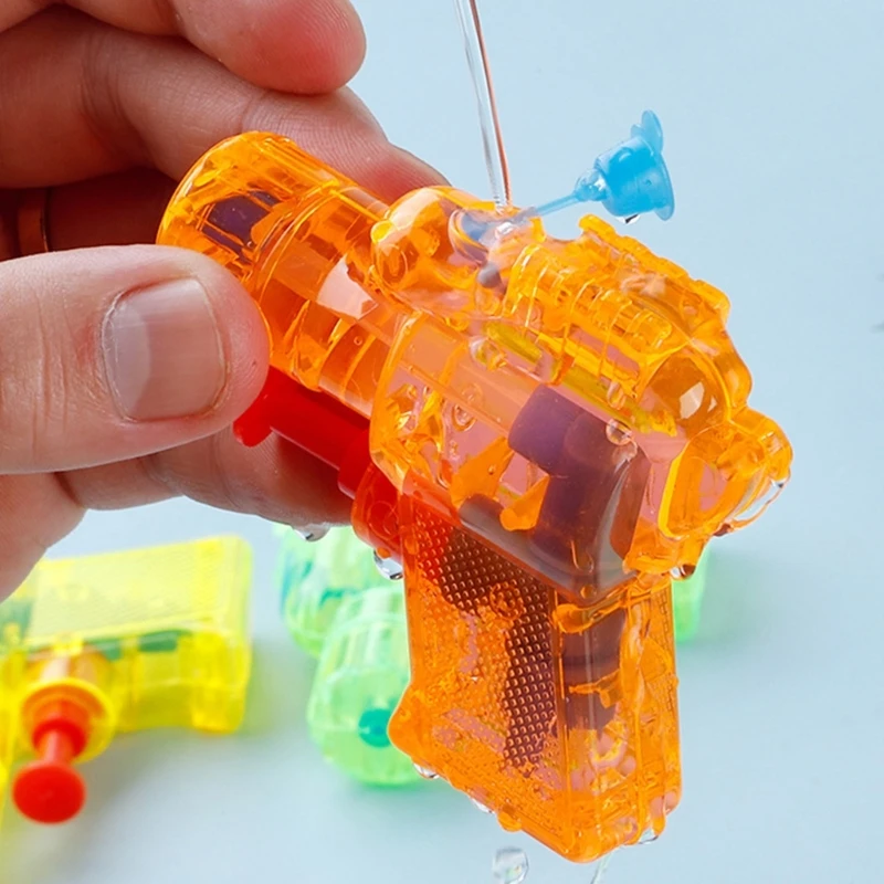 N1HB 1x Pistole ad acqua per bambini Mini Pistole ad acqua Estate Attività all'aperto Giocattolo da combattimento in acqua Giocattolo per piscina d'acqua da bagno per bambini