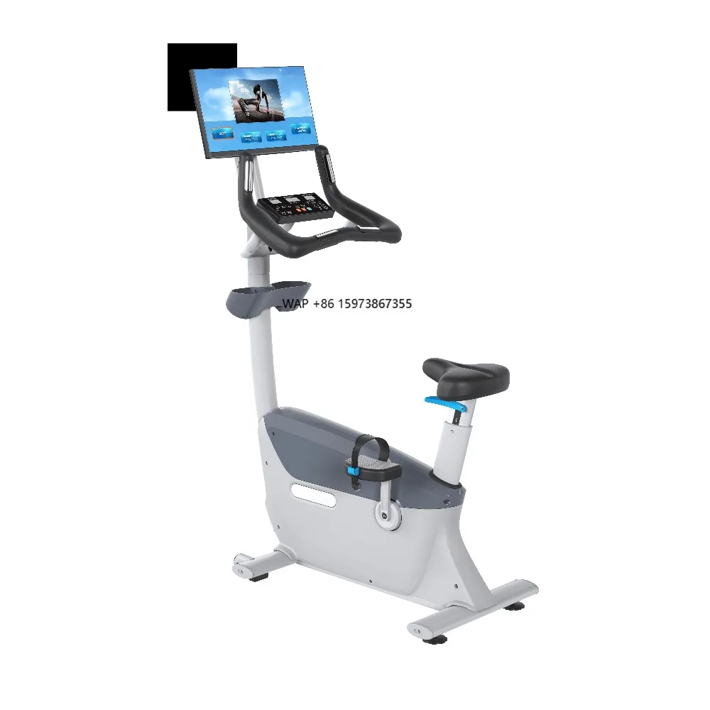 MND X530C verticale hometrainer met projectiescherm, stalen frame, magnetische weerstand, milieuvriendelijk ontwerp