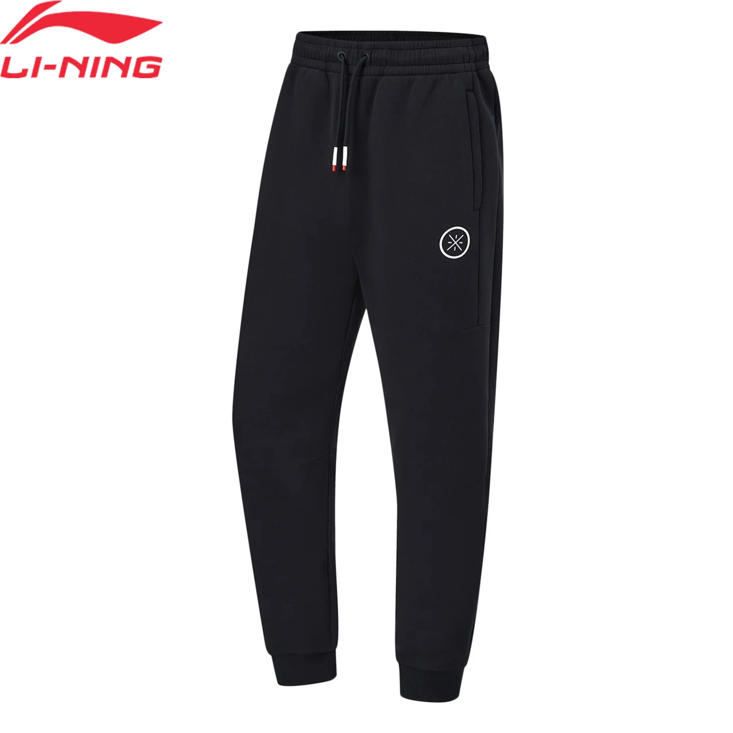 Li-Ning Men Wade Series Basketball Pants Regular Fit 62%Cotton 35%Polyester 3%Spandex Comfortable Sport Trousers AKLU003