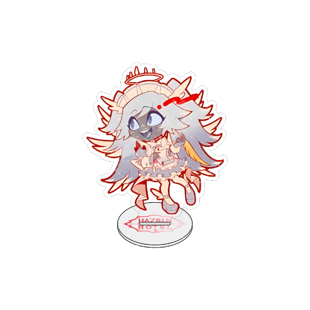 Hazbin Hotel Anime Figur Acryl Stand Alastor Charlie Morningstar Vaggie Engel Staubschale Niffty Spiel Fans Geschenk Ornamente – Detail 7