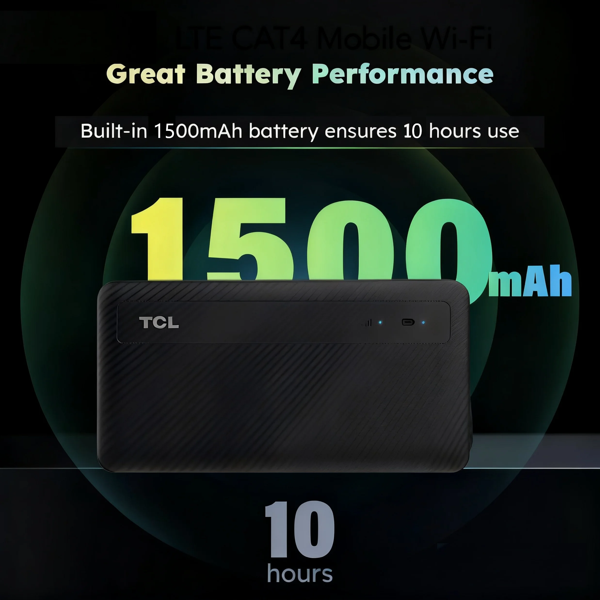 TCL 4G موبايل واي فاي راوتر 150Mbps 4G LTE راوتر لاسلكي، جيب محمول MiFi مودم موبايل واي فاي نقطة اتصال مع فتحة لبطاقة Sim