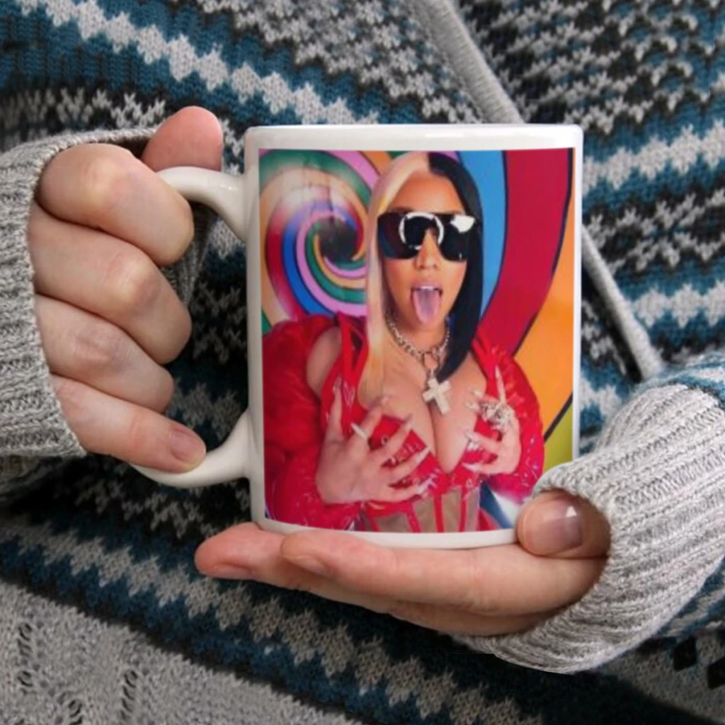 

Nicki Minaj Rapper 11oz Funny Ceramic Coffee Mug Tea Milk Cup For Novetly Creativity Gift