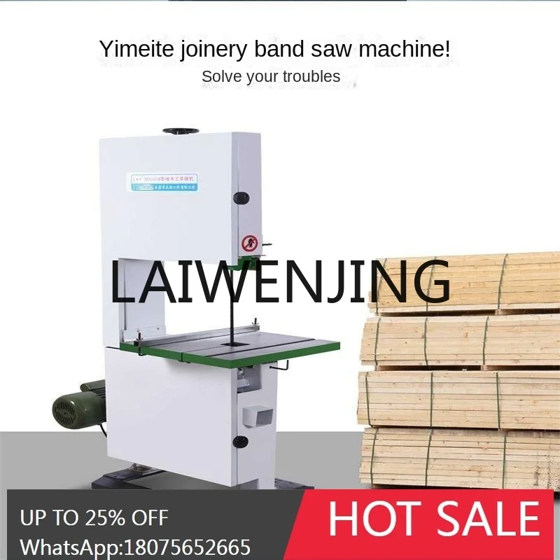 RWJ Multi-Functional Vertical Woodworking Band Saw Desktop Small Cutting Machine Sawing Machine