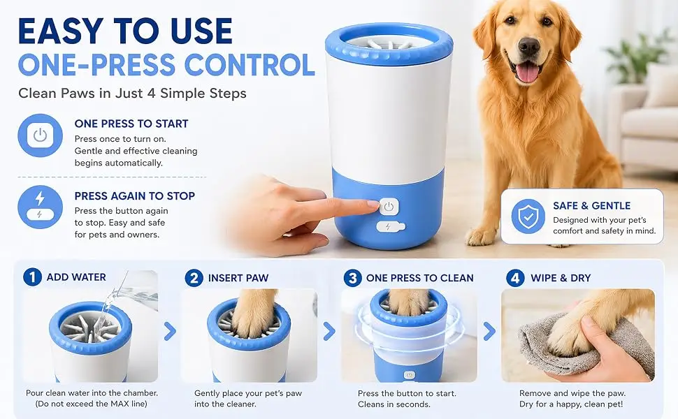 Pet Paw Cleaner Cup