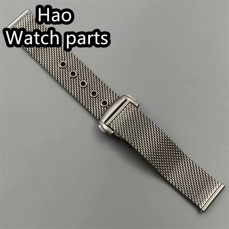 Металлический браслет BLIGER 20 мм Mmesh из нержавеющей стали Wwatch Sstrap оригинальная Складная пряжка