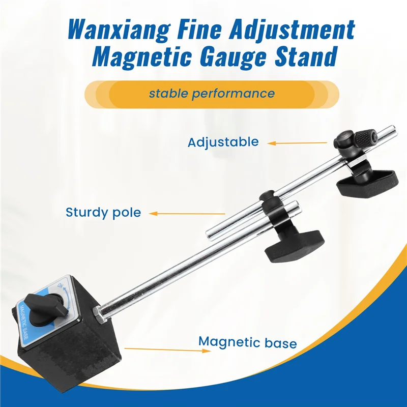 Herramienta de medición del buscador central del soporte de la base del soporte magnético para la calibración del equipo
