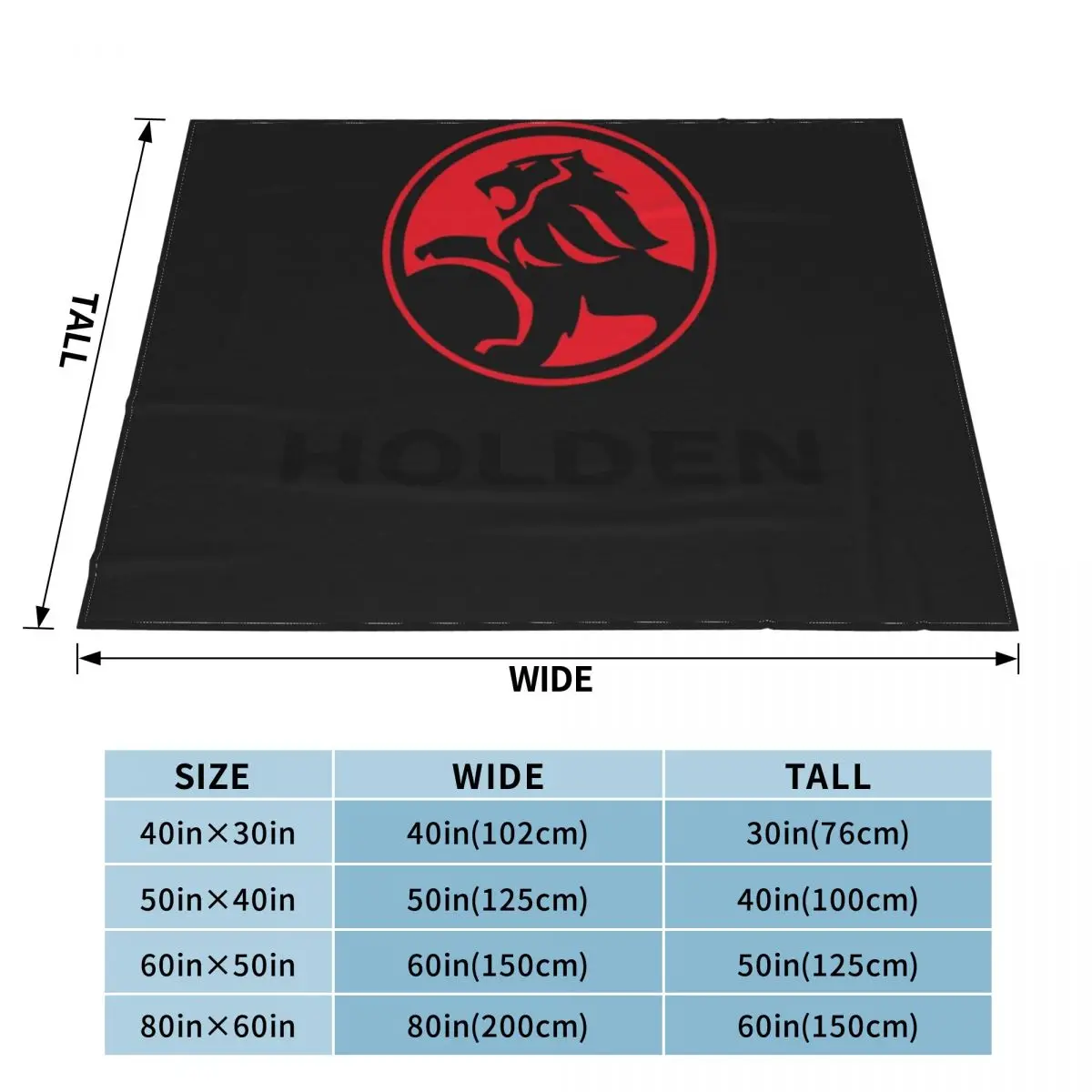 Best seller holden logo merchandise essential t shirt Throw Blanket Luxury Brand Blanket Furry Blankets