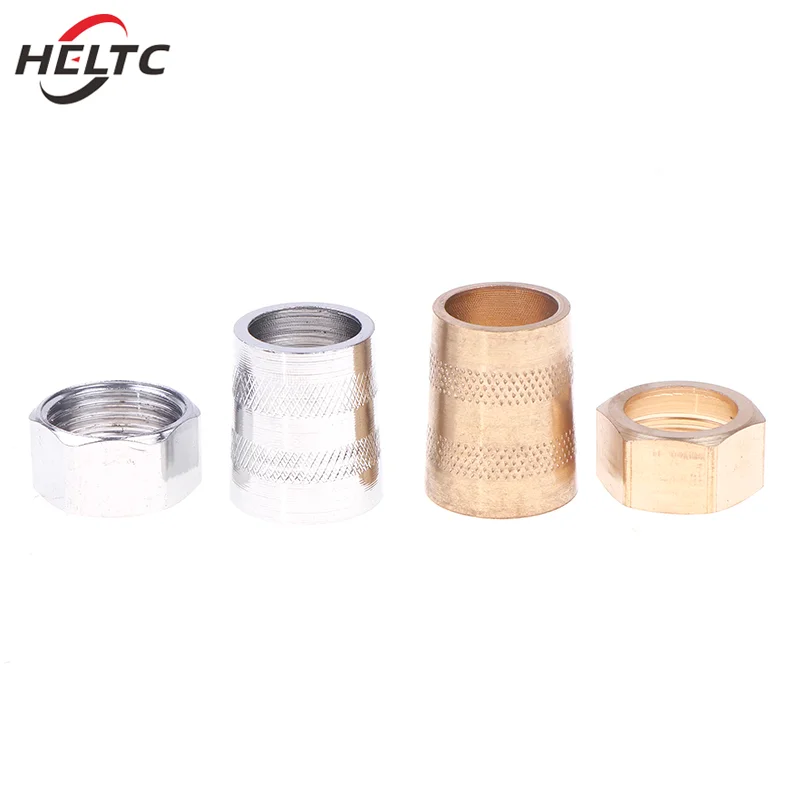 1Pc Shower Hose Nut Connector Connection Water Inlet Pipe Interface Nut Nozzle Connector Screw Parts Accessories