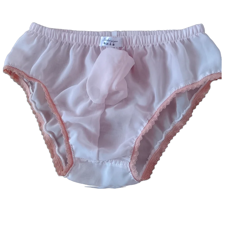 ملابس داخلية حريرية خفيفة الوزن مصنوعة يدويًا للرجال