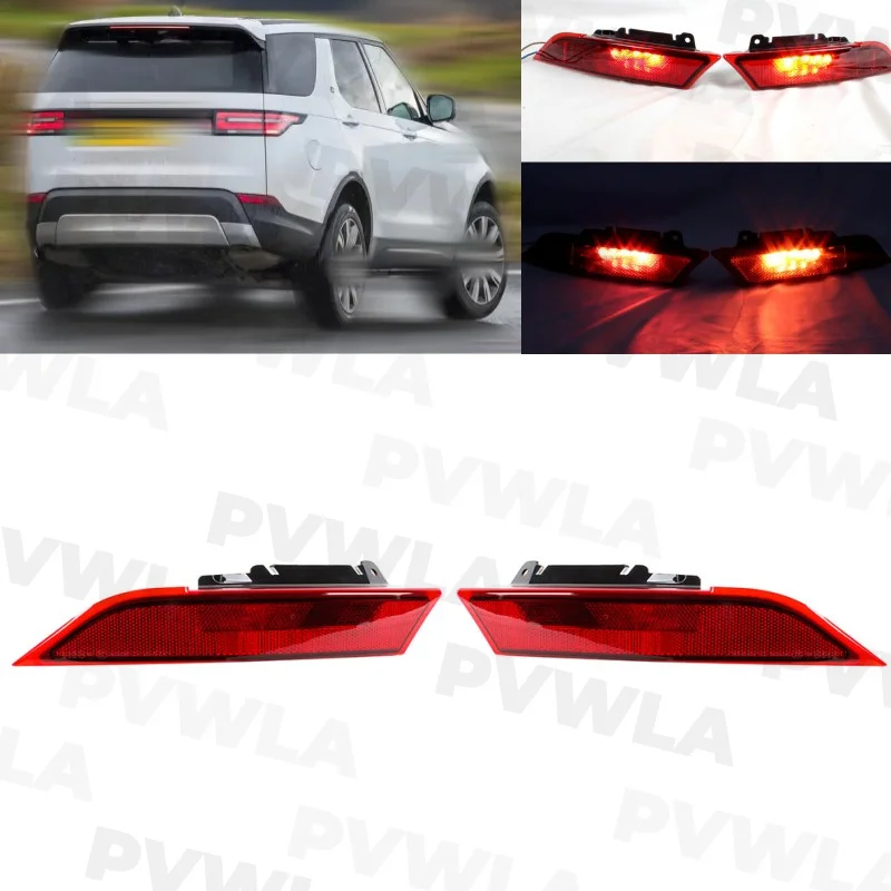 For Land Rover Discovery L462 2017 2018 2019 2020 Pair Left+ Right Side Rear Bumper Reflector Light LR082083 LR082084