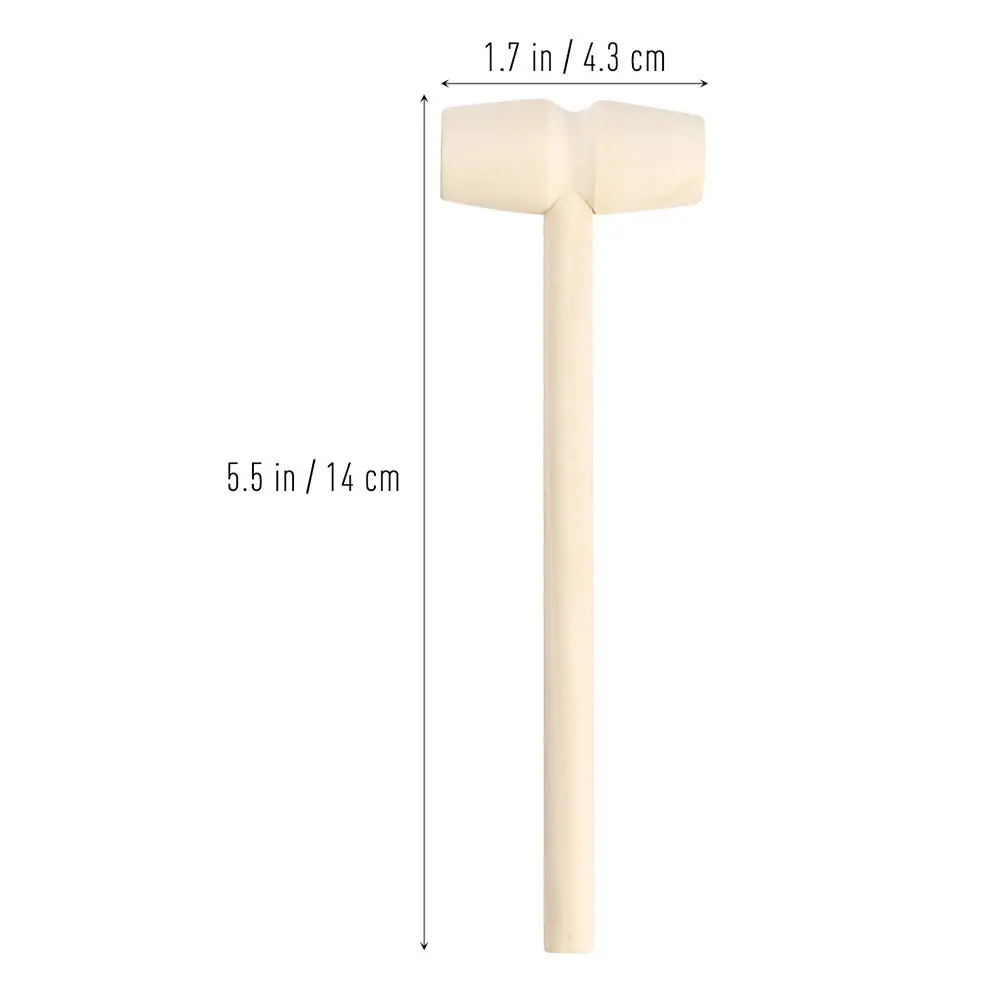 24pcs Mini Wooden Hammers Mallet Pounding For Kids Baby Hand Eye Coordination Educational Wood Beating Game Infant Muscle