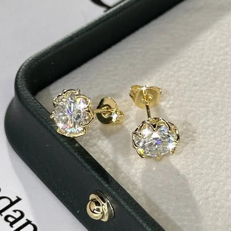 Thumbnail 3 - #84 Latest Moissanite Stud Earrings Offers