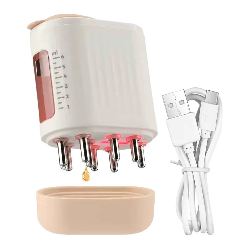 الكهربائية فروة الرأس مدلك زيت الشعر قضيب فرشاة إعادة نمو الشعر تصفيف الحل دليل مشط علاجات فروة الرأس فرشاة أداة #2