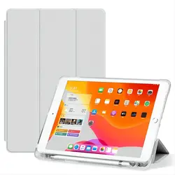 With Pencil Holder Case For iPad A19 12th A16 11th Pro 11 Air 11 5 4 10.9 10th 10.2 7 8 9th 9.7 5/6th Air 1/2 9.7 Air 3 Pro 10.5