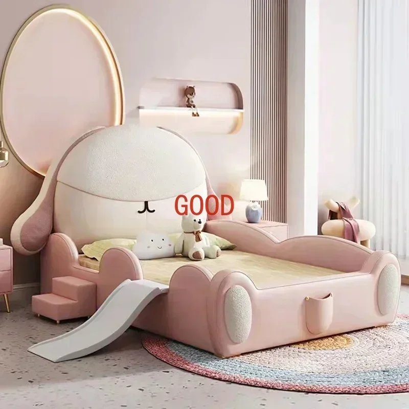 Promozione in fabbrica letto principessa per bambini mobili per bambini di alta qualità letto per bambini letto imbottito per bambini per camera da letto