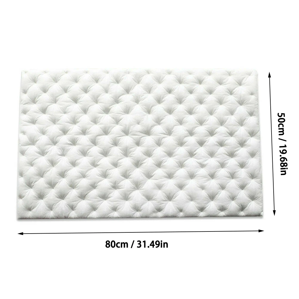 50X80cm 15mm Car Sound Hot Deadener Mat Noise Proof Bonnet Insulation Deadening Hood Engine Heat Foam Cotton Sticker